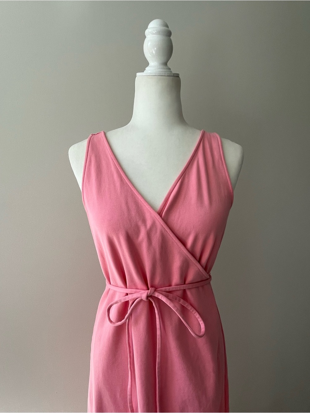 AYR Pink Yawza Pima Cotton Wrap Dress